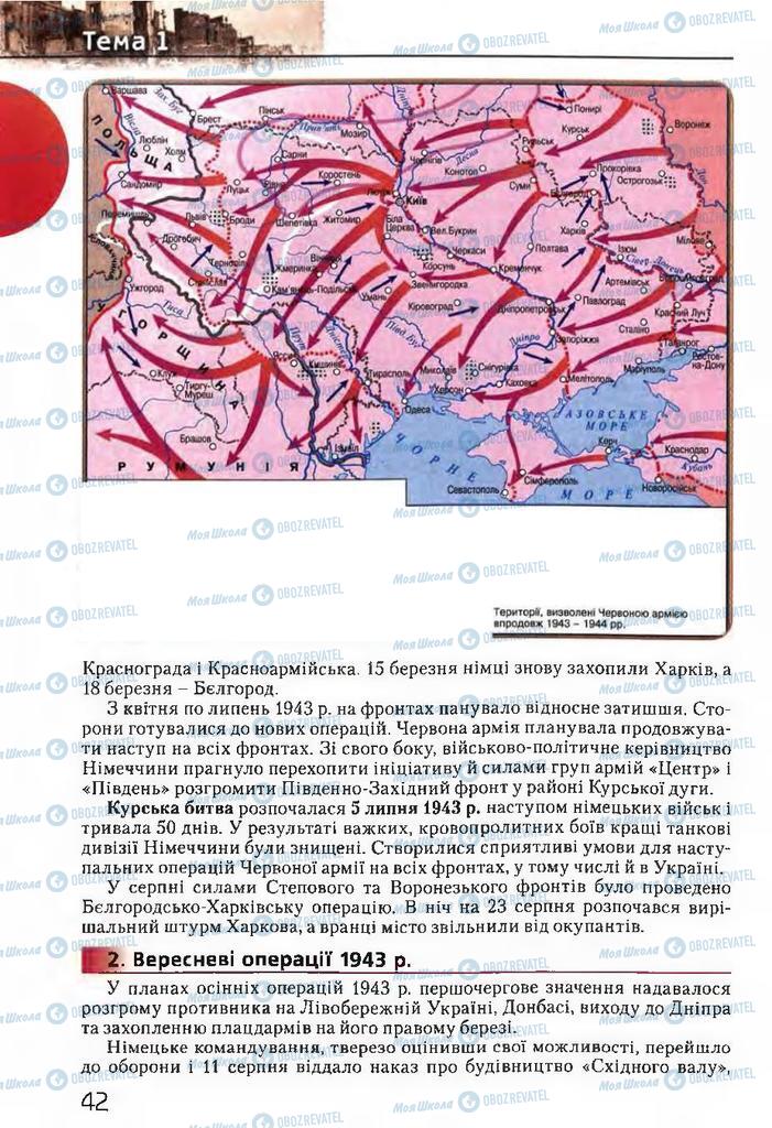 Підручники Історія України 11 клас сторінка 42