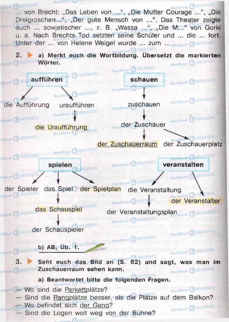Підручники Німецька мова 11 клас сторінка  61