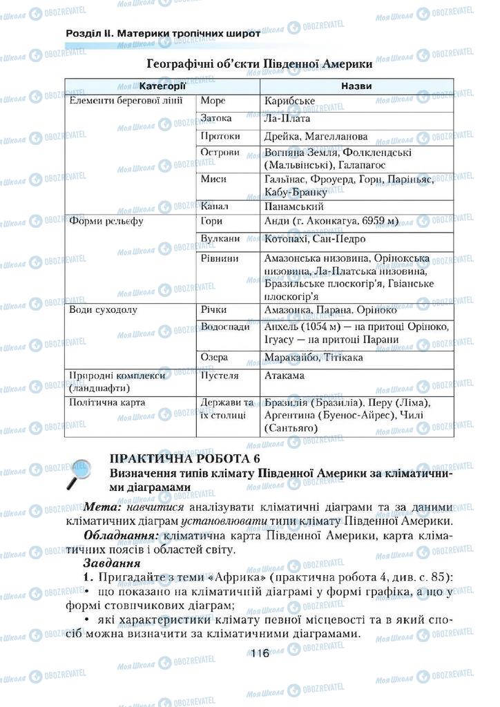Учебники География 7 класс страница  116