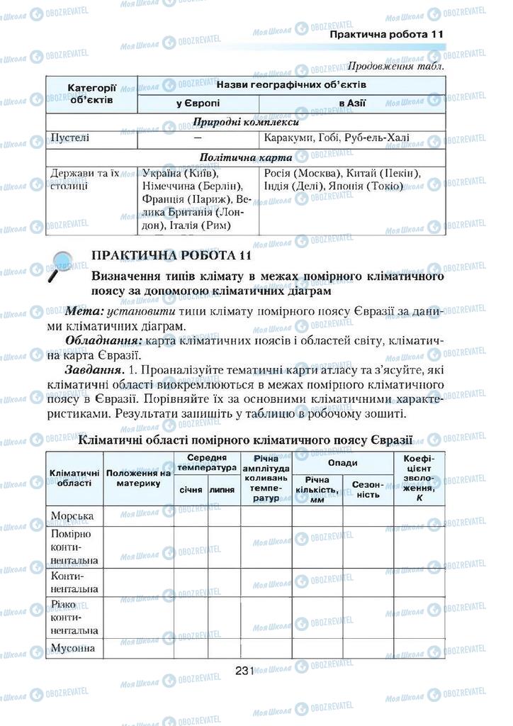 Учебники География 7 класс страница 231