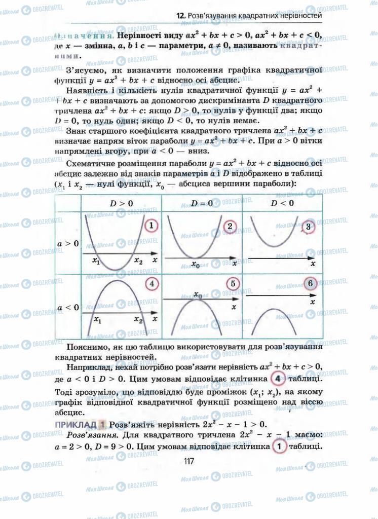 Учебники Алгебра 9 класс страница 117