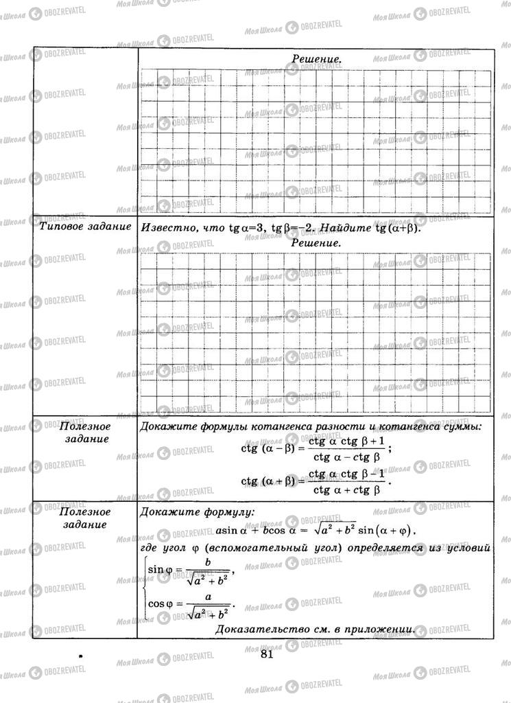 Підручники Алгебра 9 клас сторінка  81