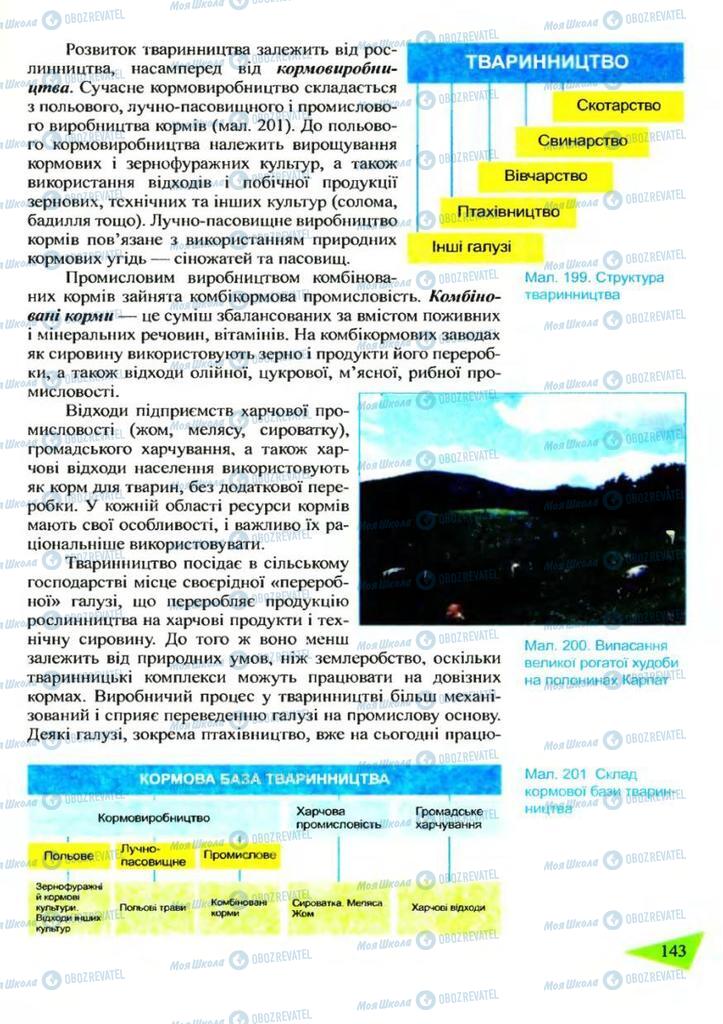 Підручники Географія 9 клас сторінка 143