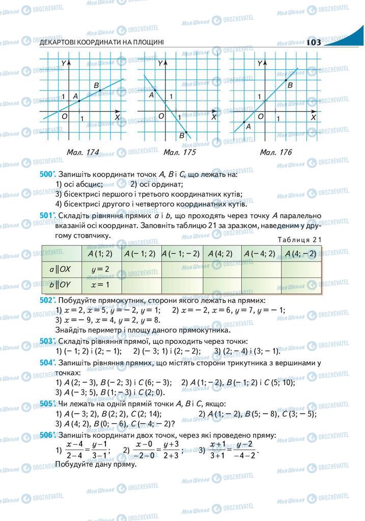 Підручники Геометрія 9 клас сторінка 103