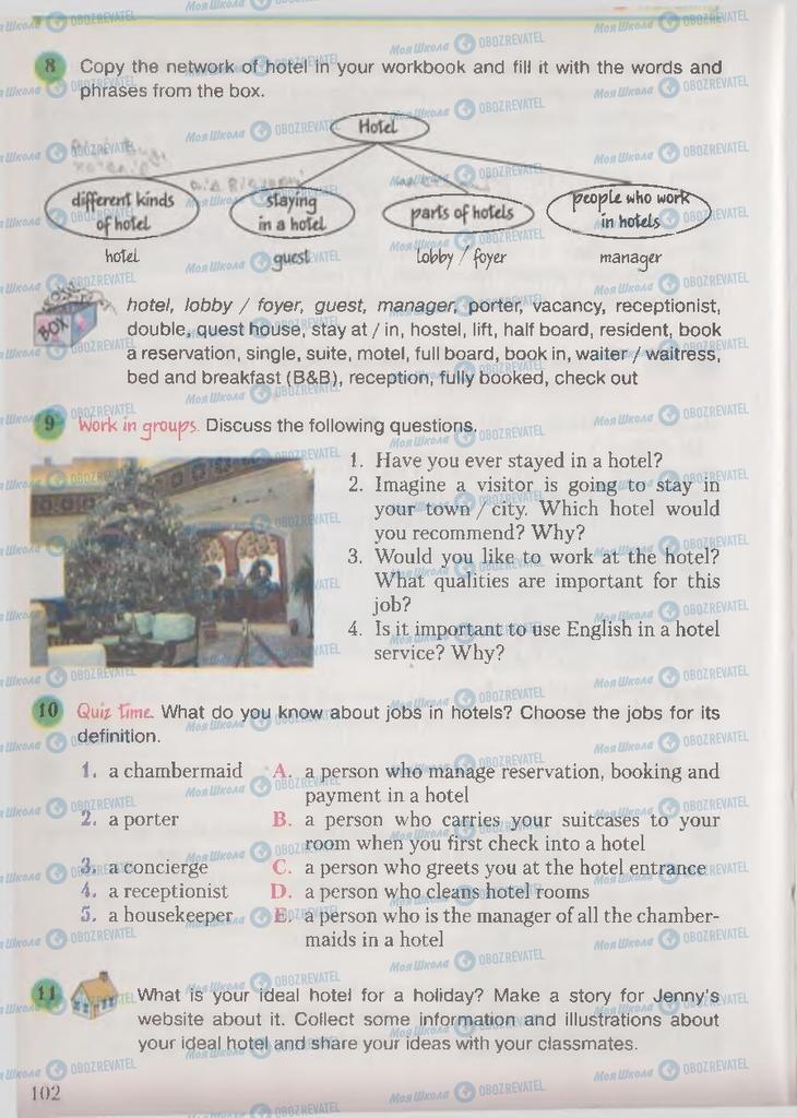 Підручники Англійська мова 9 клас сторінка 102