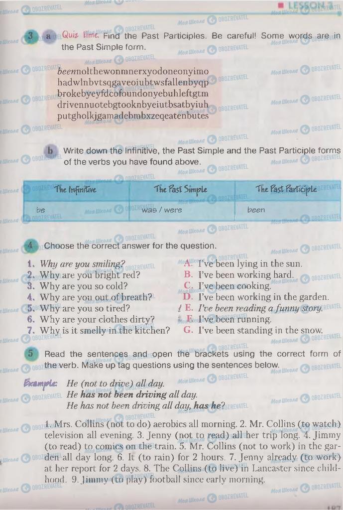 Підручники Англійська мова 9 клас сторінка 187