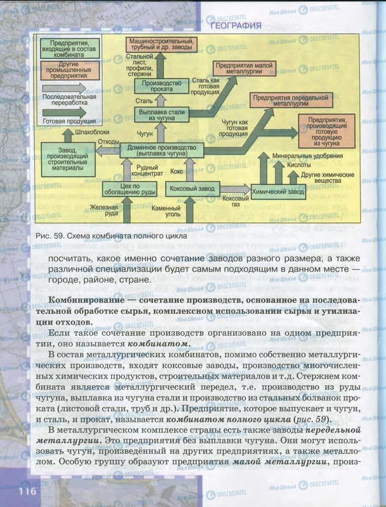 Підручники Географія 9 клас сторінка  116