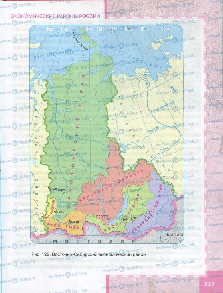 Підручники Географія 9 клас сторінка  227