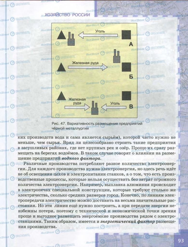 Учебники География 9 класс страница  93