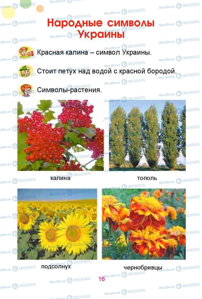 Підручники Російська мова 1 клас сторінка  16
