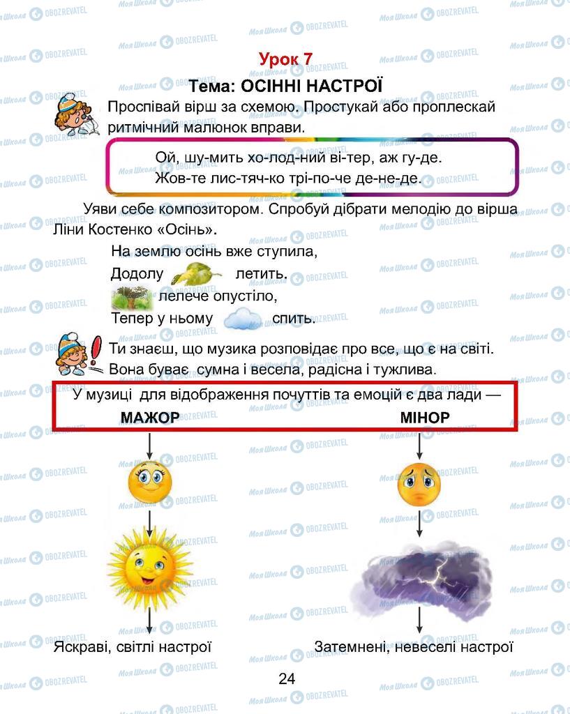 Підручники Образотворче мистецтво 1 клас сторінка  24