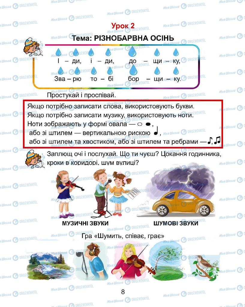 Підручники Образотворче мистецтво 1 клас сторінка  8