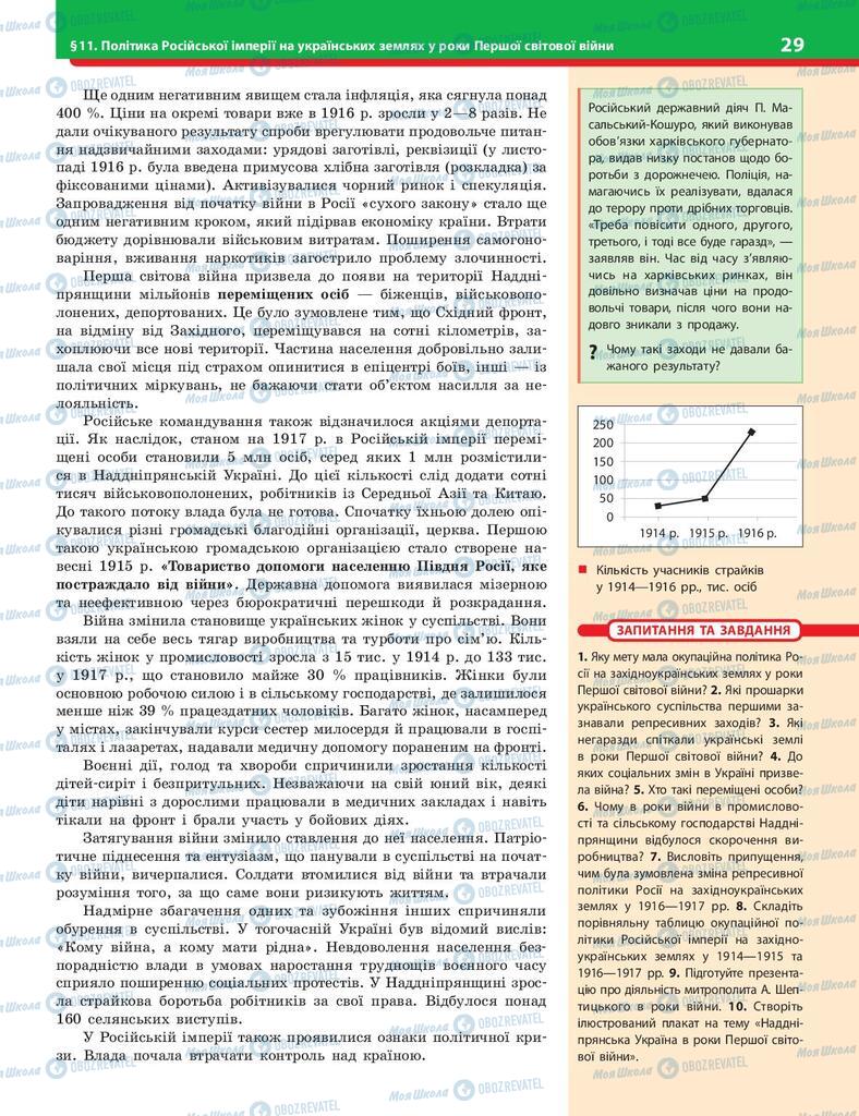 Підручники Історія України 10 клас сторінка 29