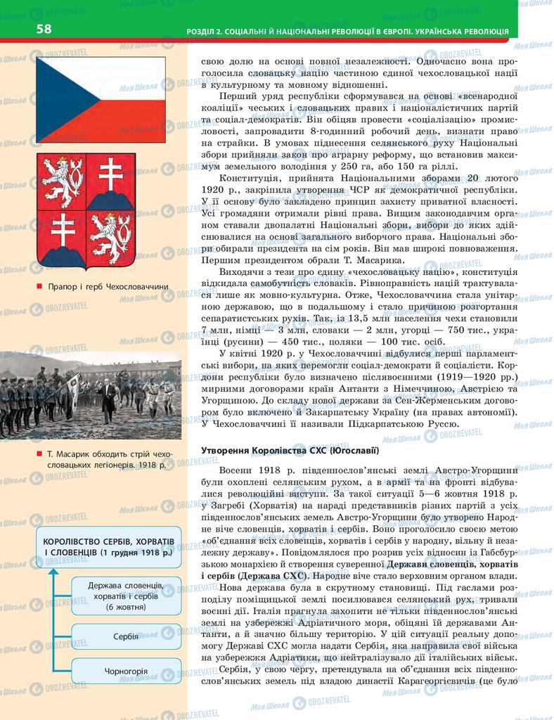 Учебники История Украины 10 класс страница 58
