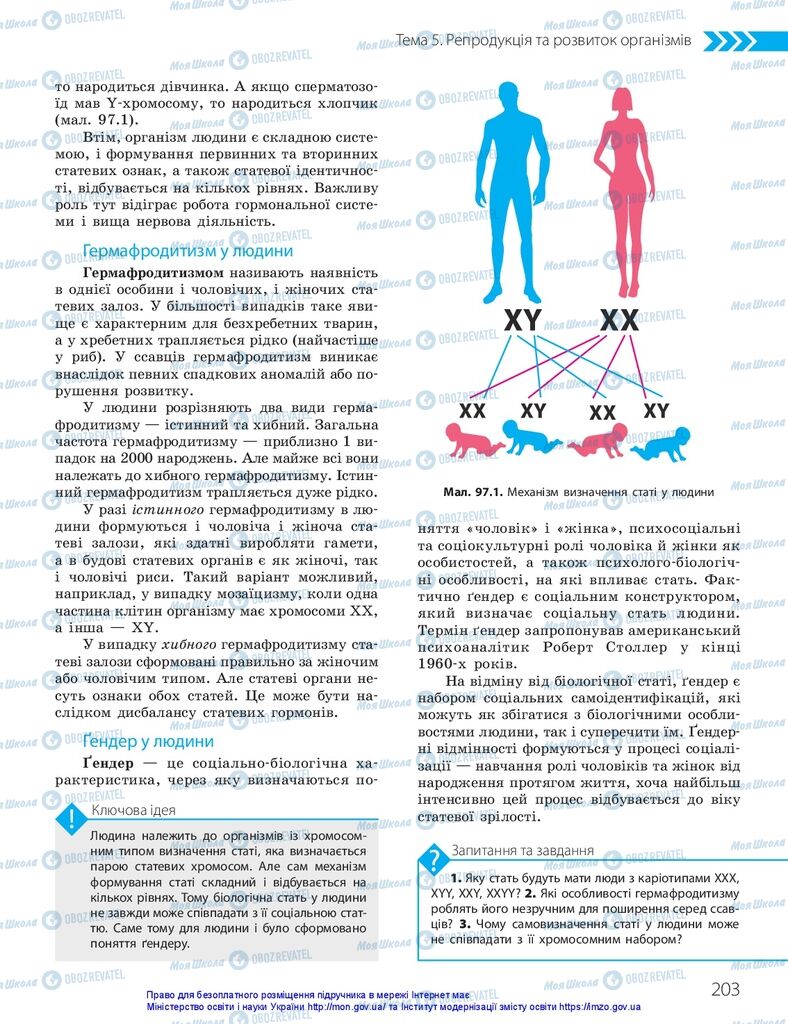 ГДЗ Биология 10 класс страница  203