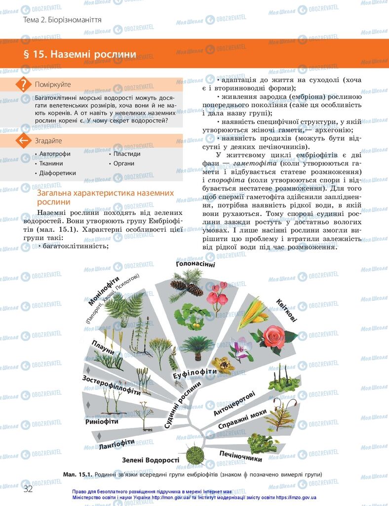 ГДЗ Биология 10 класс страница  32