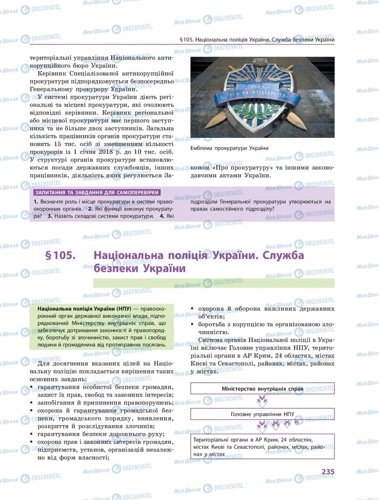 ГДЗ Правоведение 10 класс страница  235