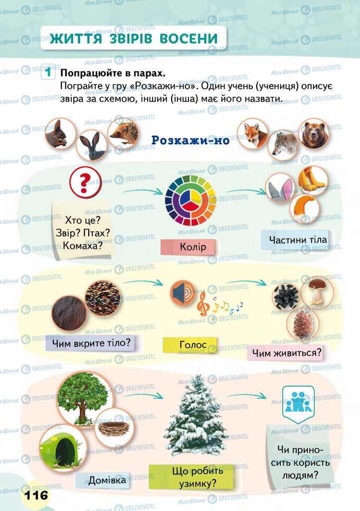 Підручники Я досліджую світ 2 клас сторінка 116