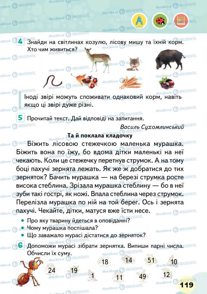 Підручники Я досліджую світ 2 клас сторінка 119