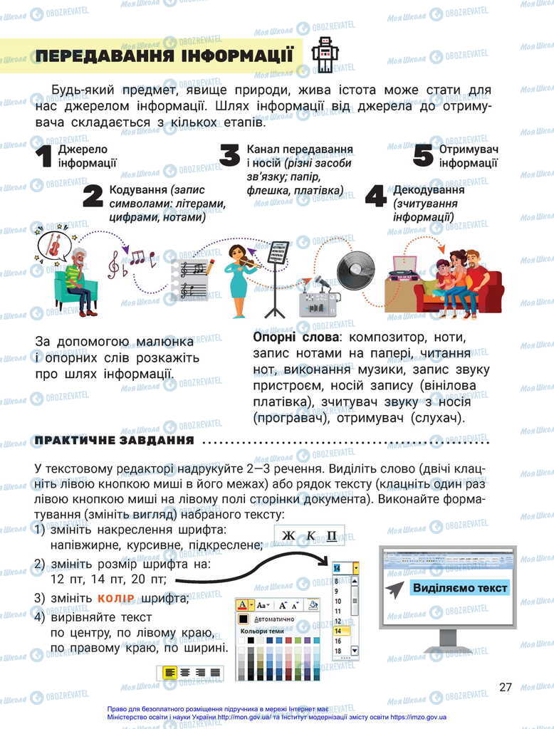 Підручники Я досліджую світ 2 клас сторінка 27