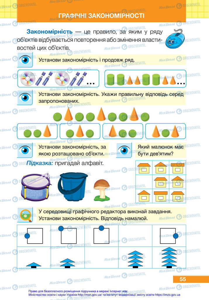 Підручники Я досліджую світ 2 клас сторінка 55