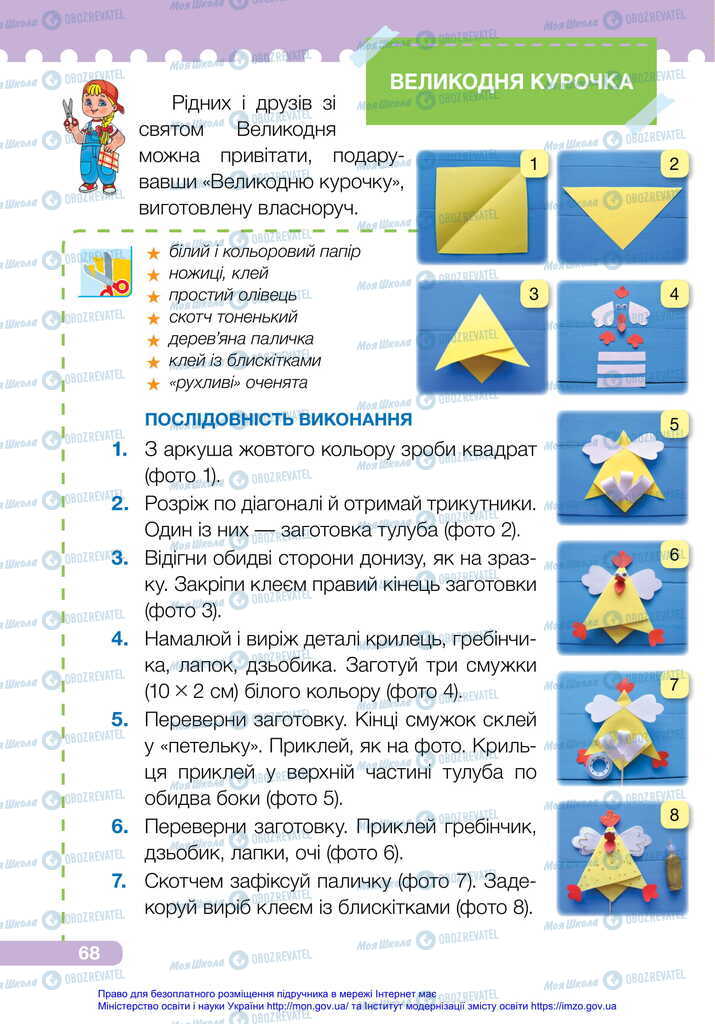 Підручники Я досліджую світ 2 клас сторінка 68