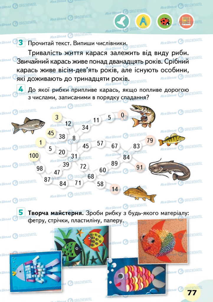 Підручники Я досліджую світ 2 клас сторінка 77