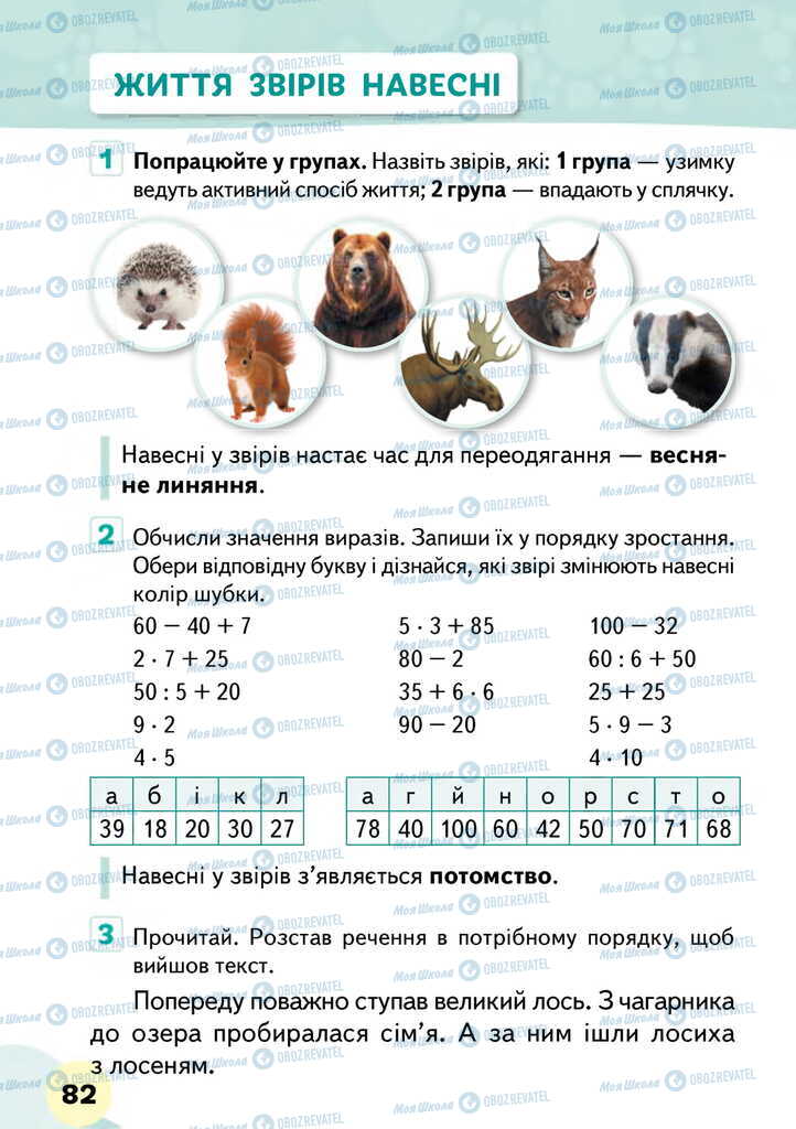 Підручники Я досліджую світ 2 клас сторінка 82