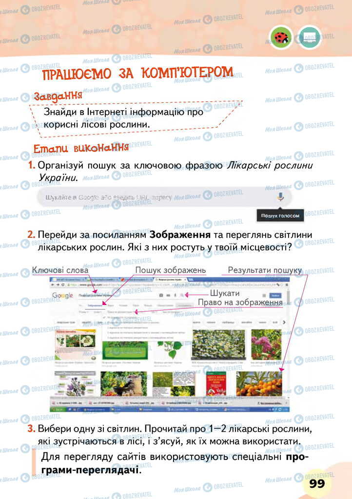 Підручники Я досліджую світ 2 клас сторінка 99