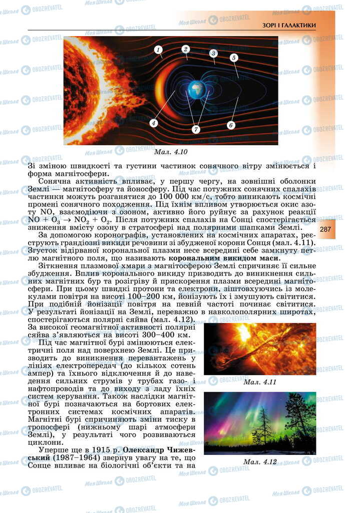 Підручники Фізика 11 клас сторінка 287