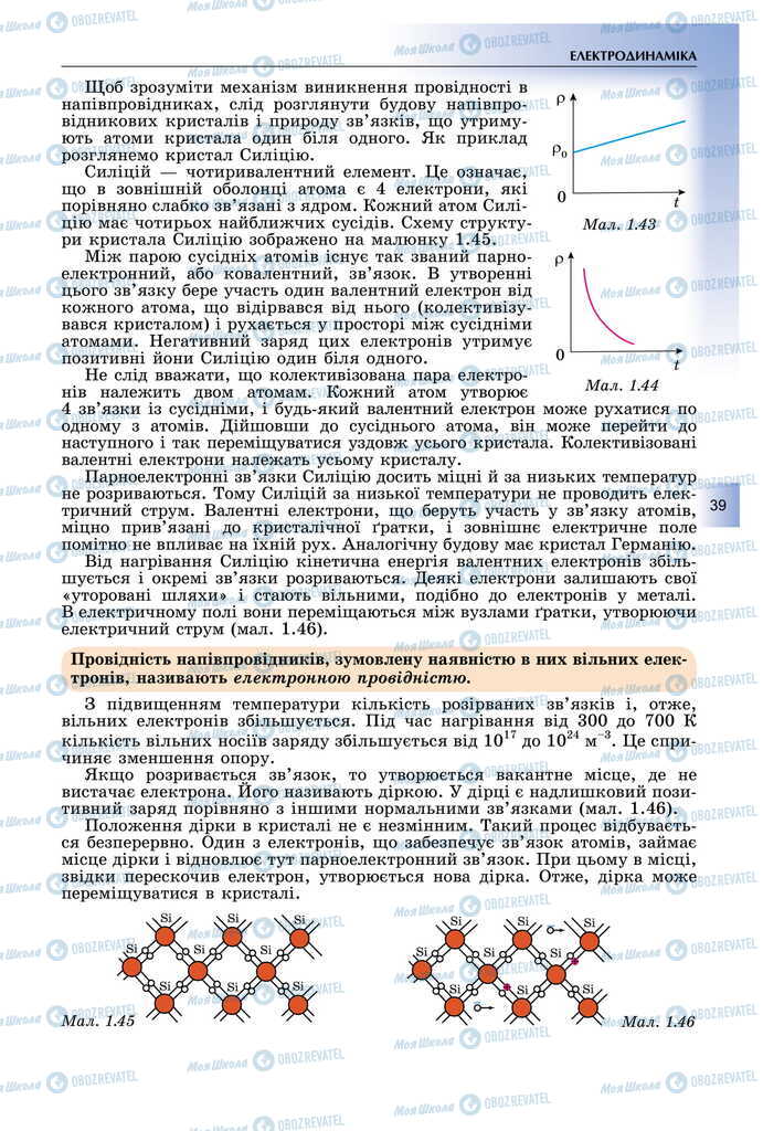 Підручники Фізика 11 клас сторінка  39