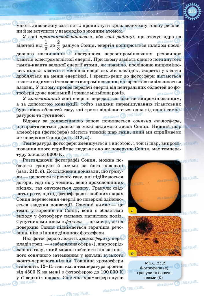 Підручники Фізика 11 клас сторінка 235