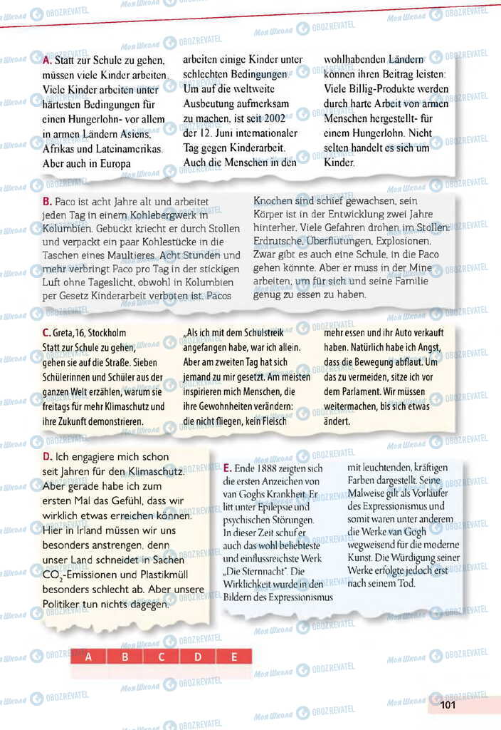 Підручники Німецька мова 11 клас сторінка 101