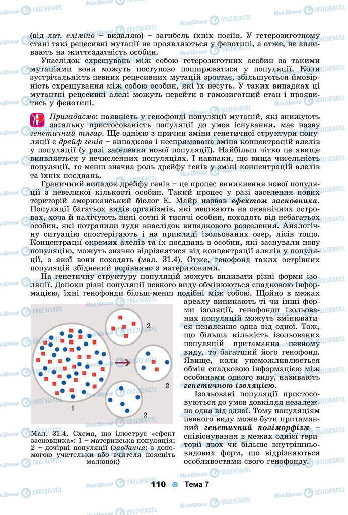 Учебники Биология 11 класс страница 110