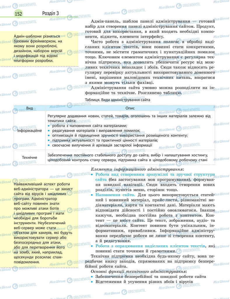 Підручники Інформатика 11 клас сторінка 152