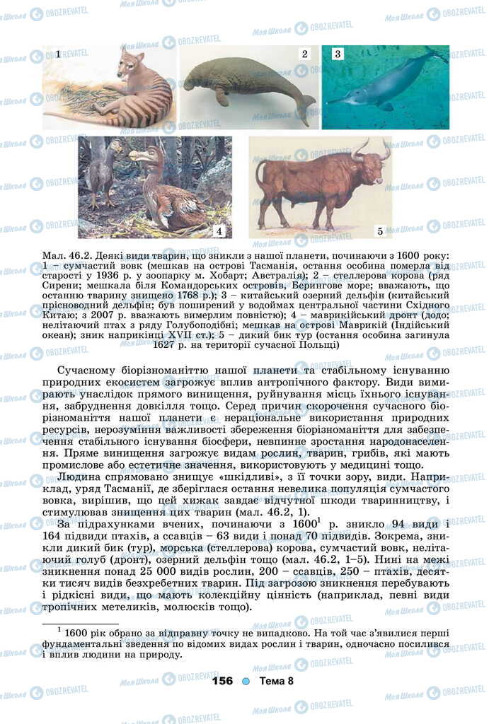 Підручники Біологія 11 клас сторінка 156