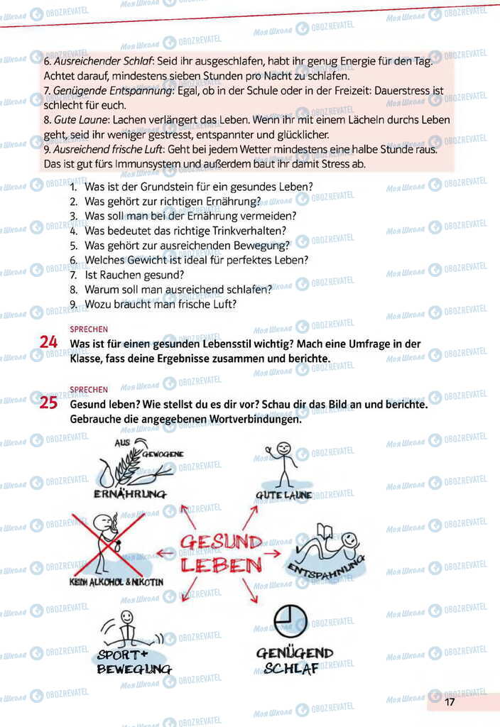 Учебники Немецкий язык 11 класс страница 17