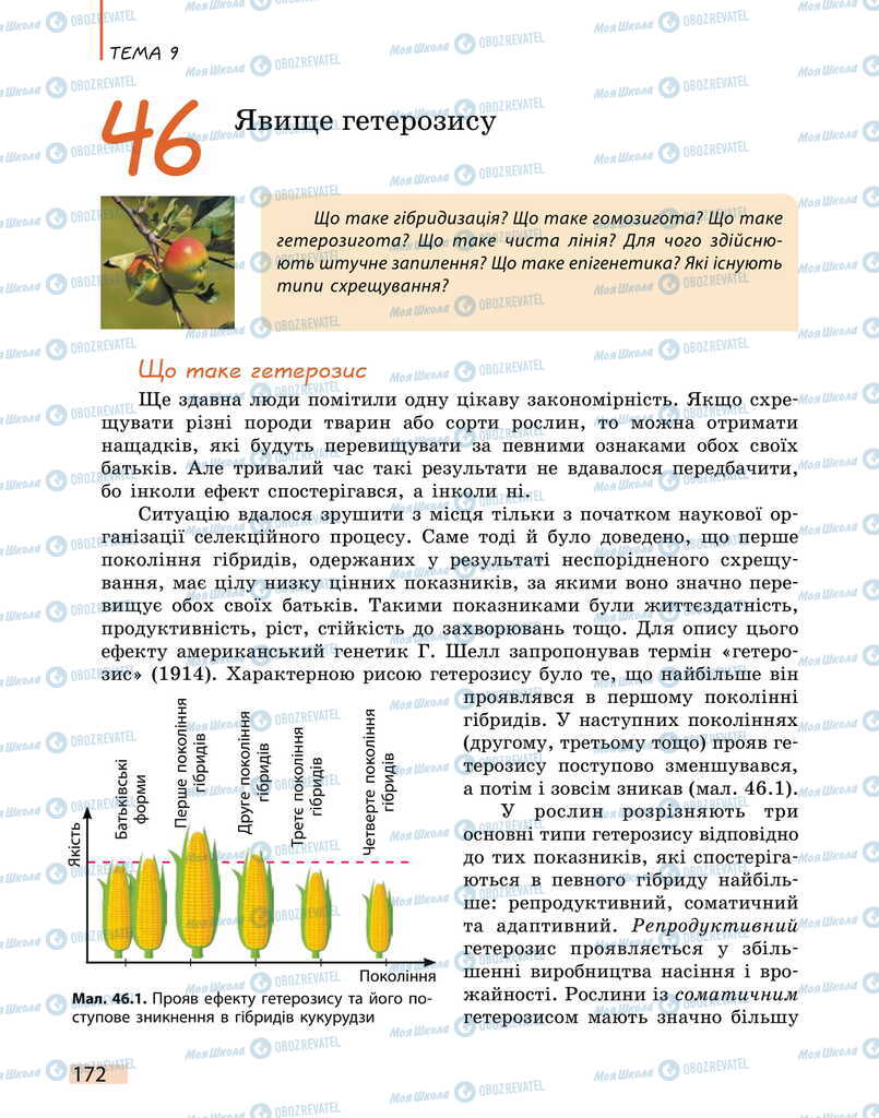 Підручники Біологія 11 клас сторінка 172