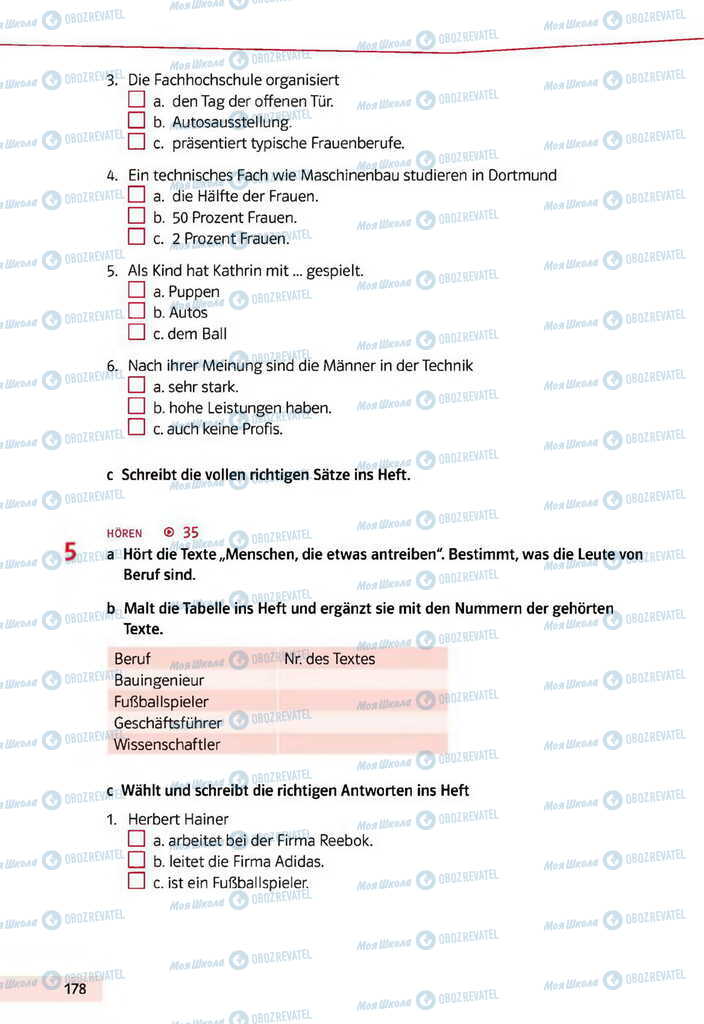 Учебники Немецкий язык 11 класс страница 178