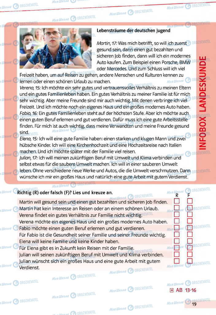 Підручники Німецька мова 11 клас сторінка 19