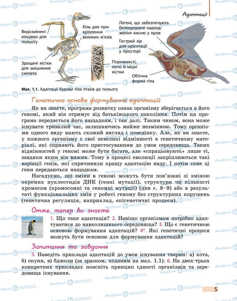 Учебники Биология 11 класс страница 5