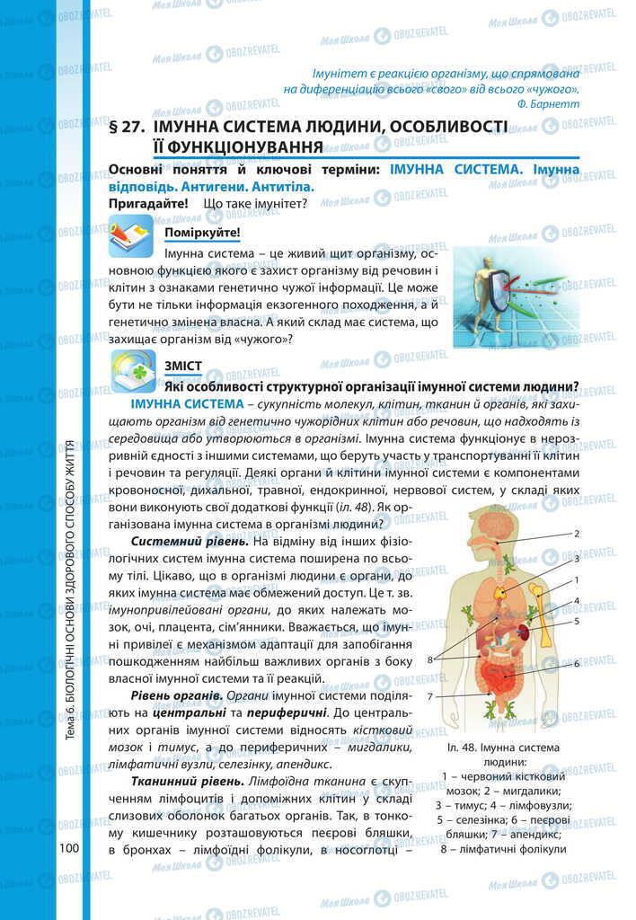 Учебники Биология 11 класс страница 100