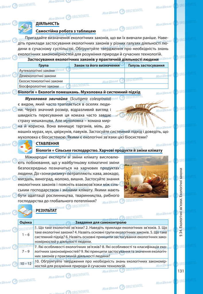 Учебники Биология 11 класс страница 131