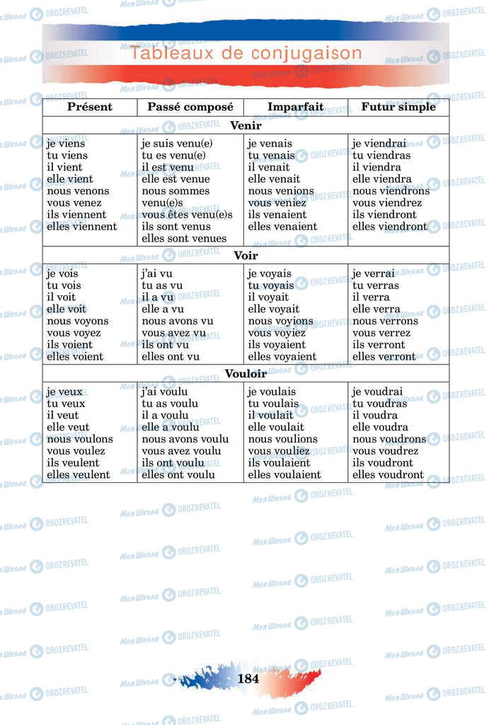 Учебники Французский язык 11 класс страница 184