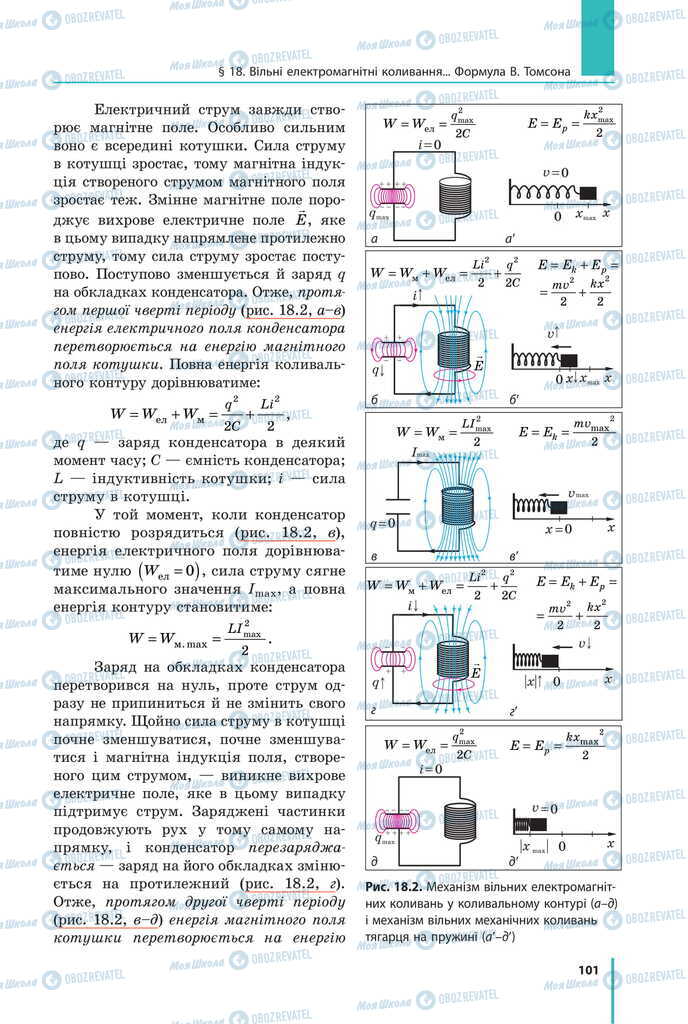 Підручники Фізика 11 клас сторінка 101