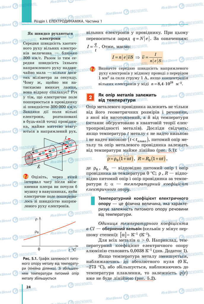 Підручники Фізика 11 клас сторінка 24