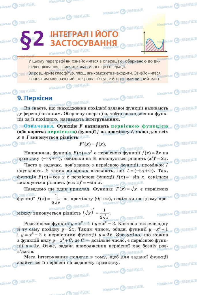 Підручники Математика 11 клас сторінка  49