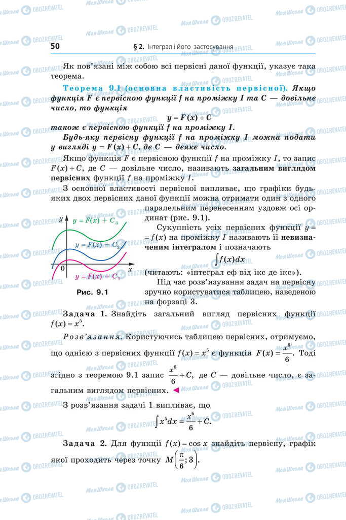 Підручники Математика 11 клас сторінка 50