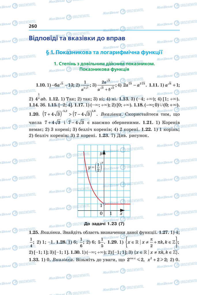 Учебники Алгебра 11 класс страница  260