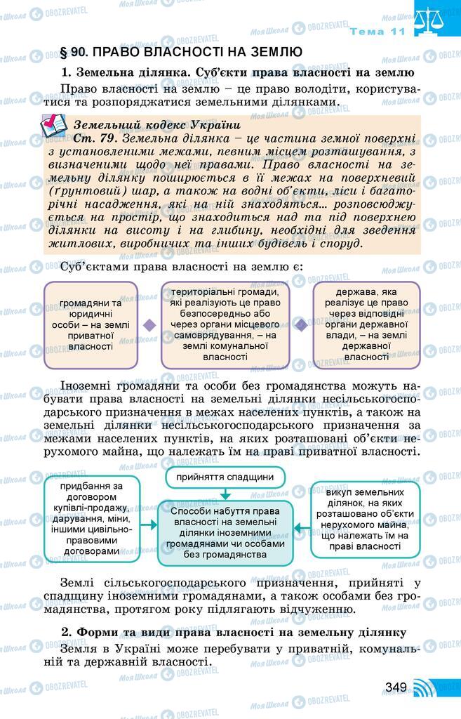 Учебники Правоведение 11 класс страница 349